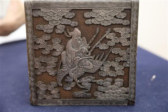A Chinese mahjong set with lacquer case, Not Ivory but Ivorine